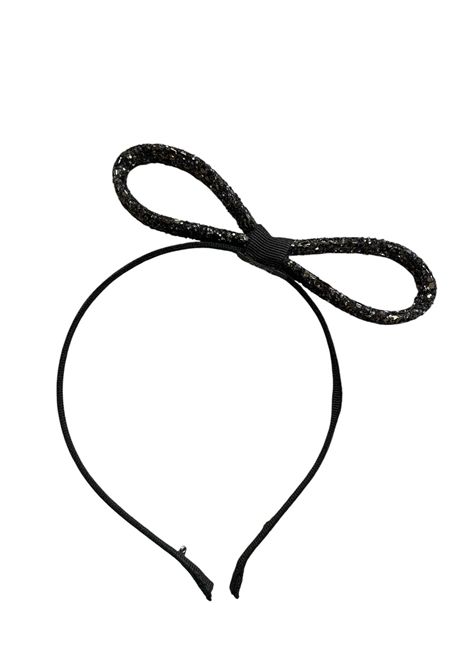 Cerchieto con fiocco glitter Rò Rò | CR425MAR